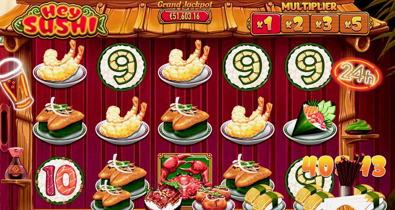 Hey Sushi · Giao diện ứng dụng BL555